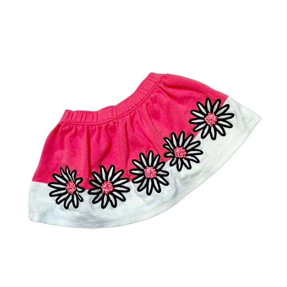 Gymboree Embroidered Floral Daisy Skirt Size 12-18 months